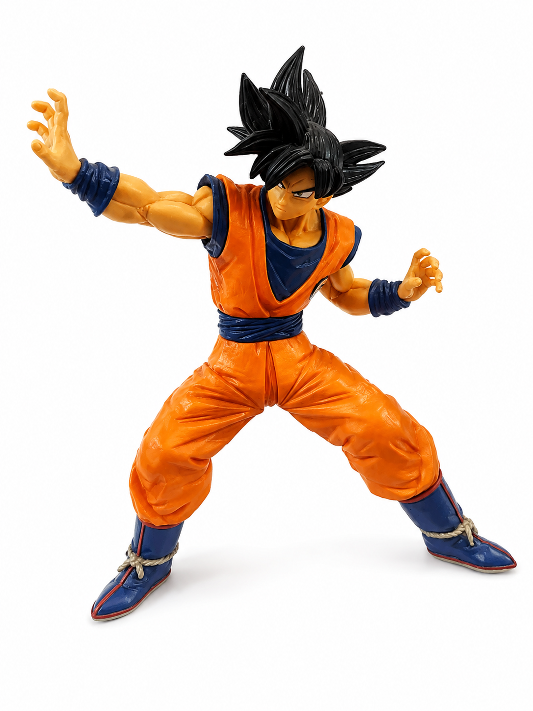 Anime action figure toy in fighting pose for collectors and display