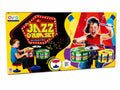 Jazz Drum Set toy for kids with colorful drums, stool, drumsticks, and musical play features for children aged 3 years and above.