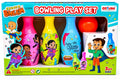 Chhota Bheem Bowling Play Set with colorful bowling pins and ball for kids aged 3 years and above.