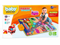 Baby Piano Mat musical floor play mat with transport sounds, piano keys, colorful learning activities, and educational play for kids aged 3 years and above.