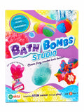 Bath Bombs Studio STEM science kit for kids with colorful DIY bath bomb making activities, creative experiments, and educational learning.