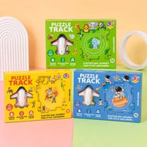Puzzle Track Electric Rail Journey DIY Airplane Puzzle Toy for Kids | Toy Trendz by JJR MART