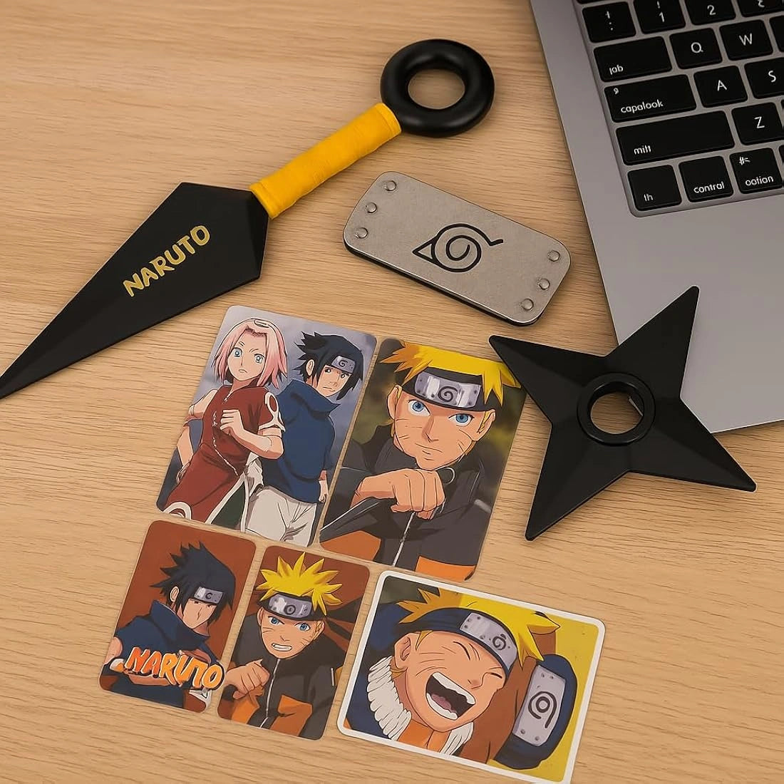 Naruto Ninja Cosplay Set with Kunai, Shuriken and Headband | Toy Trendz by JJR MART