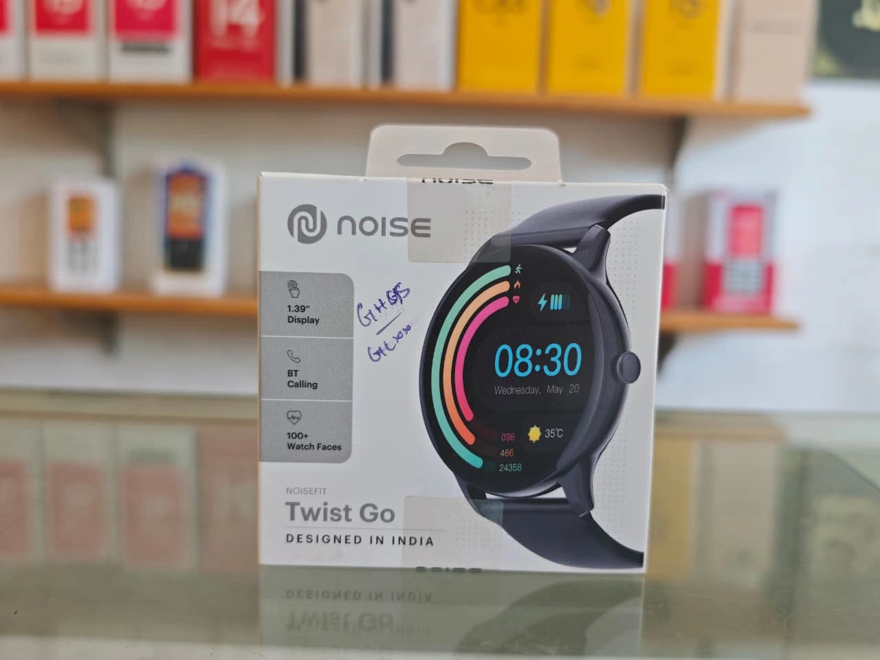 NoiseFit Twist Go smartwatch with 1.39 inch display and Bluetooth calling at JJR Mobiles