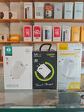 45W fast charging USB power adapters Tango Walta Elite and Crovell travel chargers at JJR Mart