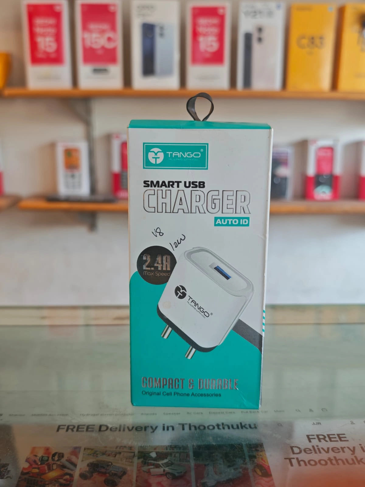 Tango Smart USB Charger 24H compact mobile wall charger adapter at JJR Mart